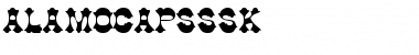 AlamoCapsSSK Regular Font