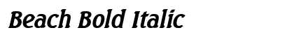 Beach Bold Italic Preview