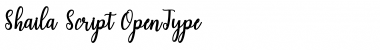 Shaila Script Font