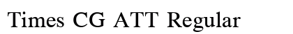 Times CG ATT Regular preview