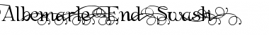 Albemarle End Swash Font