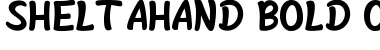 Shelta Hand* Bold Font Shelta Hand* Bold Font