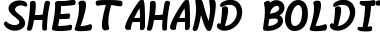 Shelta Hand* Font