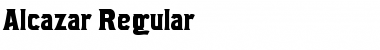 Alcazar-Regular Font