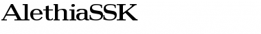 AlethiaSSK Font