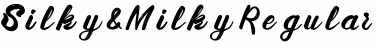 Silky & Milky Font