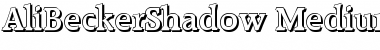 AliBeckerShadow-Medium Font