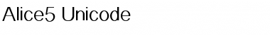 Alice5 Unicode Font
