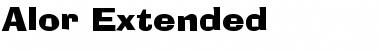 Alor-Extended Font