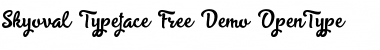 Skyoval Font