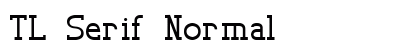 TL Serif Normal Preview