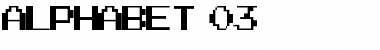 Alphabet_03 Regular Font