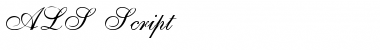Download ALS Script Font Download ALS Script Font