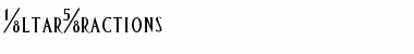 Download AltarFractions Font Download AltarFractions Font