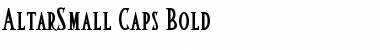AltarSmall Caps Bold Font