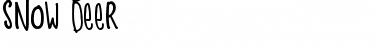 Snow Deer Font