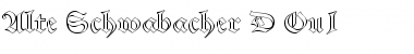 Alte Schwabacher D Ou1 Regular Font Alte Schwabacher D Ou1 Regular Font