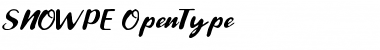 Snowpe Font