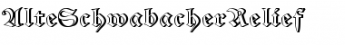 AlteSchwabacherRelief Regular Font