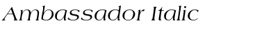 Ambassador Font