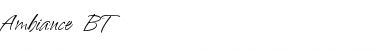 Ambiance BT Font