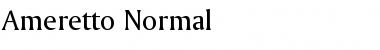 Ameretto Normal Font