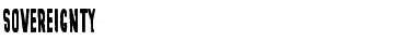 Sovereignty Font