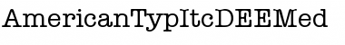 AmericanTypItcDEEMed Regular Font