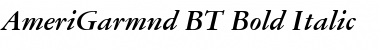 AmeriGarmnd BT Font