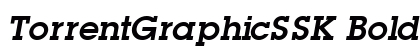 TorrentGraphicSSK Bold Italic Preview