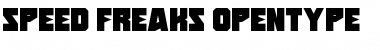 Speed Freaks Font