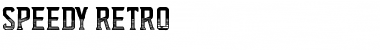 Speedy Retro Font