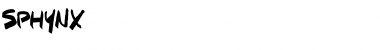 SPHYNX Font