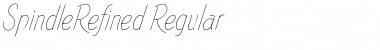 Spindle Refined Font