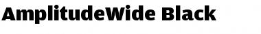 AmplitudeWide-Black Font