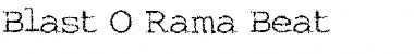 Blast-O-Rama Font