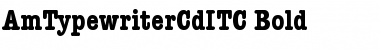 AmTypewriterCdITC Font