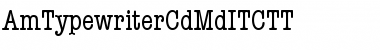 AmTypewriterCdMdITCTT Font