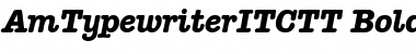 AmTypewriterITCTT Font