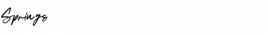 Springs Font
