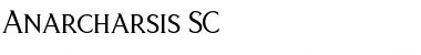 Anarcharsis SC Regular Font