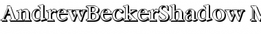 AndrewBeckerShadow-Medium Font