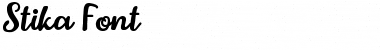 Stika Font