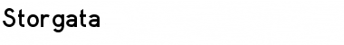Storgata Font
