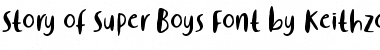 Story of Super Boys Font