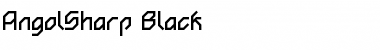 AngolSharp Black Font