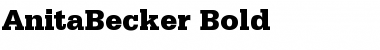 AnitaBecker Font