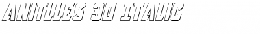 Anitlles 3D Italic Italic Font