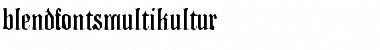 BlendfontsMultikultur Font