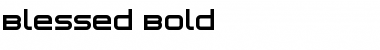 Blessed Bold Font